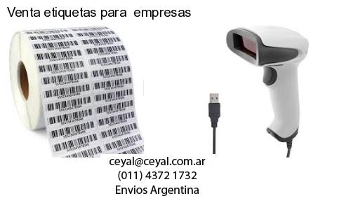 Venta etiquetas para empresas