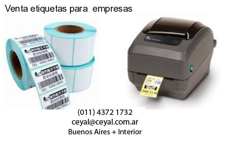 Venta etiquetas para  empresas