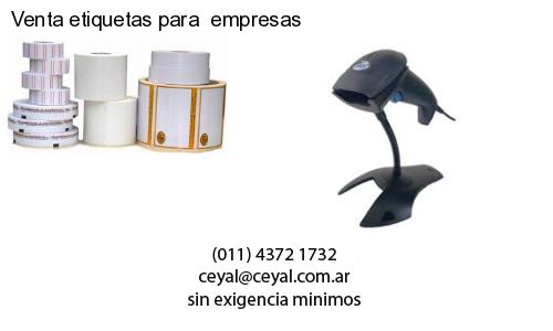 Venta etiquetas para  empresas