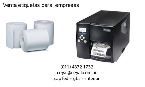 Venta etiquetas para  empresas