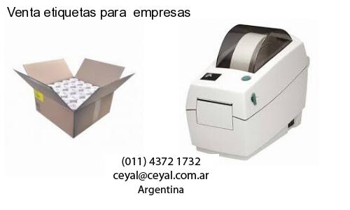 Venta etiquetas para empresas