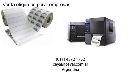 Venta etiquetas para  empresas