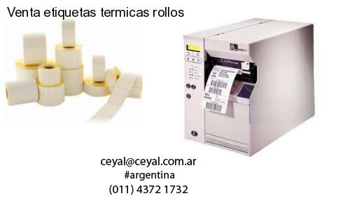 Venta etiquetas termicas rollos