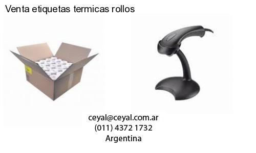 Venta etiquetas termicas rollos