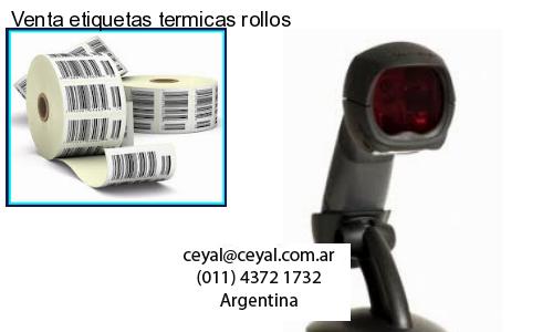 Venta etiquetas termicas rollos