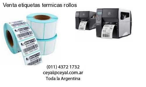 Venta etiquetas termicas rollos