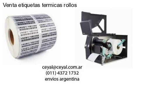 Venta etiquetas termicas rollos