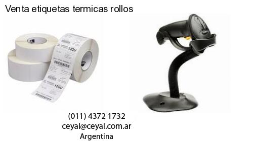 Venta etiquetas termicas rollos