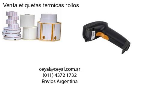 Venta etiquetas termicas rollos