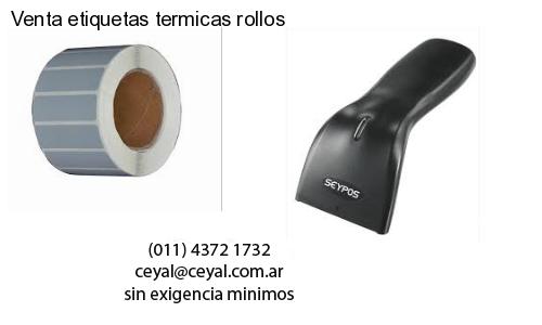 Venta etiquetas termicas rollos