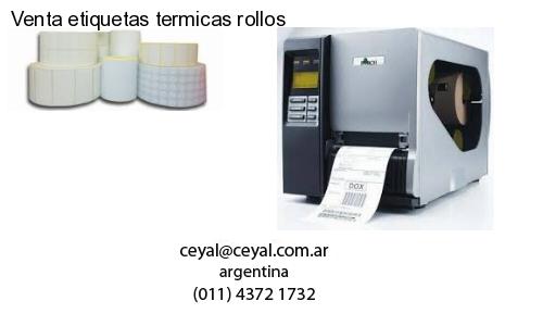 Venta etiquetas termicas rollos