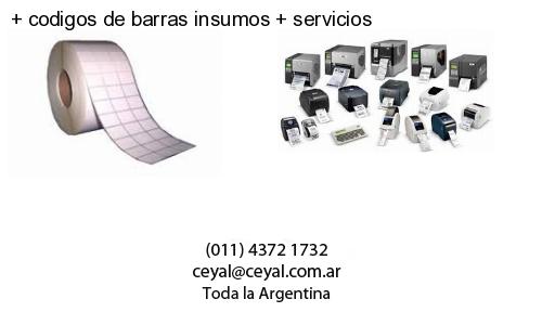 codigos de barras insumos servicios