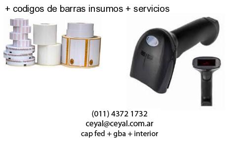   codigos de barras insumos   servicios