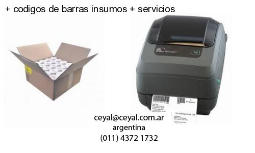 codigos de barras insumos servicios