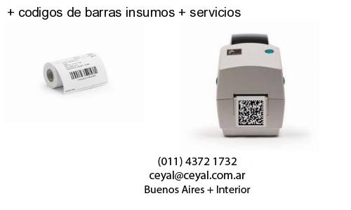   codigos de barras insumos   servicios