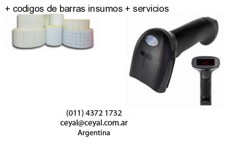   codigos de barras insumos   servicios