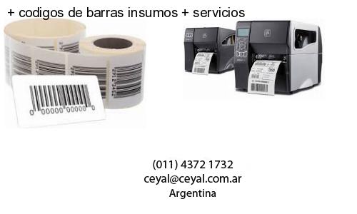   codigos de barras insumos   servicios