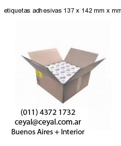 etiquetas adhesivas 137 x 142 mm x mm