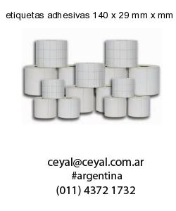 etiquetas adhesivas 140 x 29 mm x mm