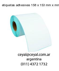 etiquetas adhesivas 158 x 153 mm x mm