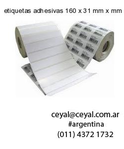 etiquetas adhesivas 160 x 31 mm x mm