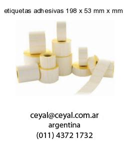 etiquetas adhesivas 198 x 53 mm x mm