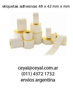 etiquetas adhesivas 48 x 42 mm x mm
