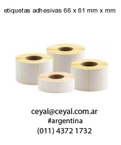 etiquetas adhesivas 66 x 61 mm x mm