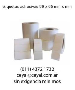 etiquetas adhesivas 89 x 65 mm x mm