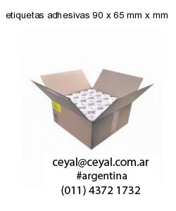 etiquetas adhesivas 90 x 65 mm x mm