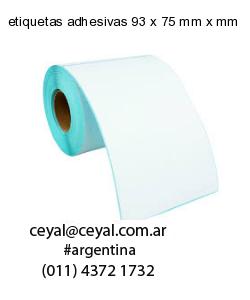 etiquetas adhesivas 93 x 75 mm x mm