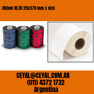 ribbon HL35 25×370 mm x mts