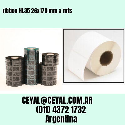 ribbon HL35 26×170 mm x mts