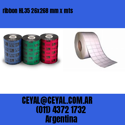 ribbon HL35 26×268 mm x mts