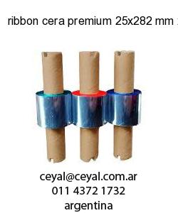 ribbon cera premium 25x282 mm x mts