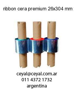 ribbon cera premium 26x304 mm x mts