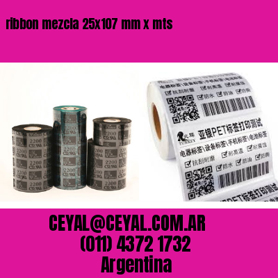 ribbon mezcla 25×107 mm x mts