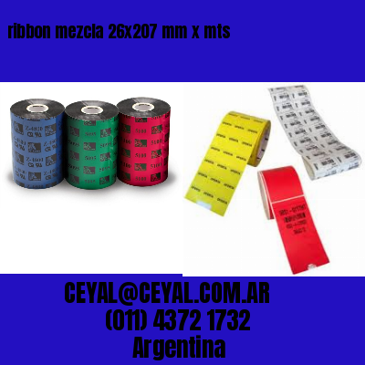ribbon mezcla 26×207 mm x mts