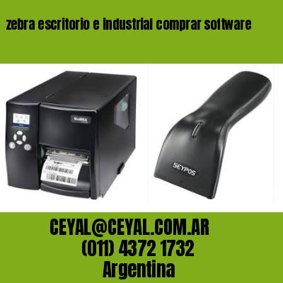 zebra escritorio e industrial comprar software