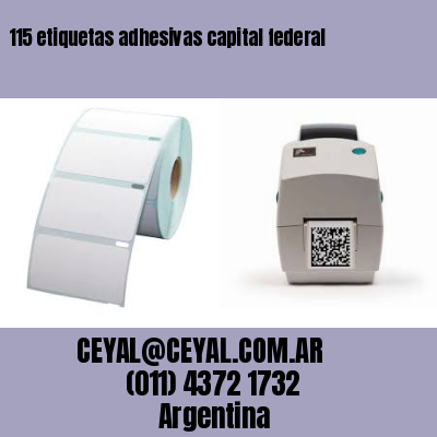 115 etiquetas adhesivas capital federal