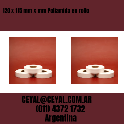 120 x 115 mm x mm Poliamida en rollo