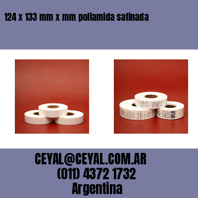 124 x 133 mm x mm poliamida satinada