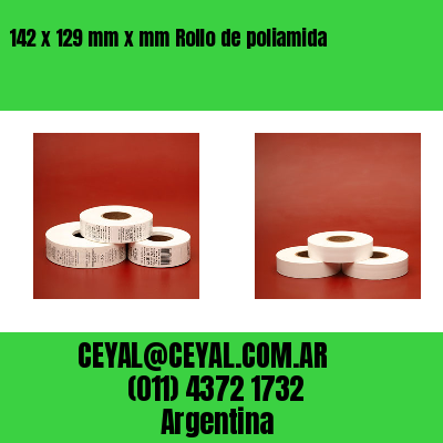 142 x 129 mm x mm Rollo de poliamida