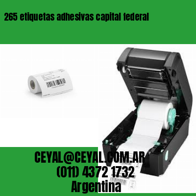 265 etiquetas adhesivas capital federal