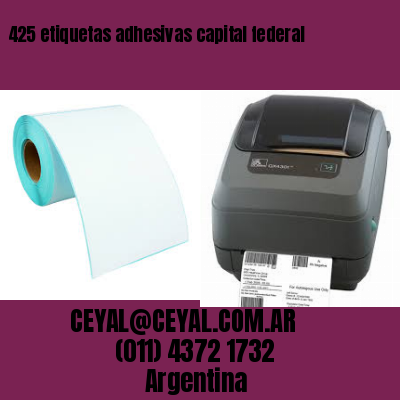 425 etiquetas adhesivas capital federal