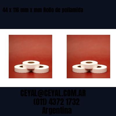 44 x 116 mm x mm Rollo de poliamida