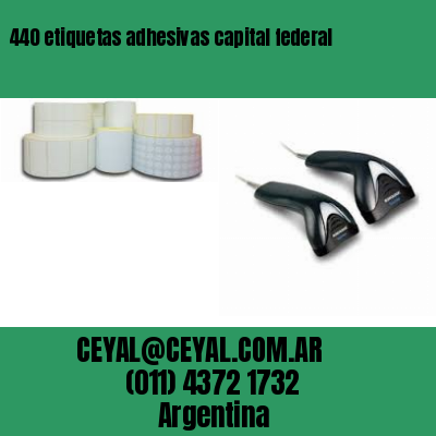 440 etiquetas adhesivas capital federal