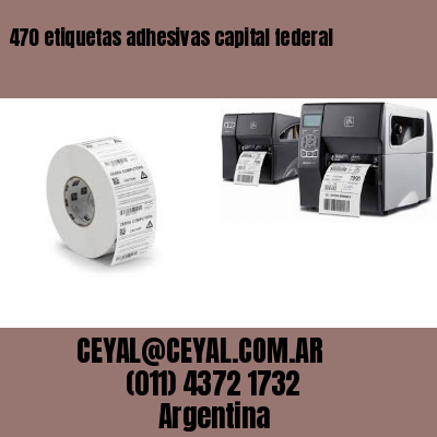 470 etiquetas adhesivas capital federal