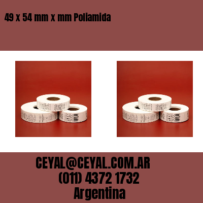 49 x 54 mm x mm Poliamida