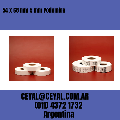 54 x 68 mm x mm Poliamida